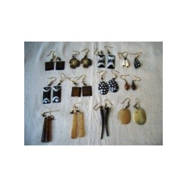Assorted African ear rings