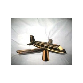 African Wooden Toy Plane from Uganda