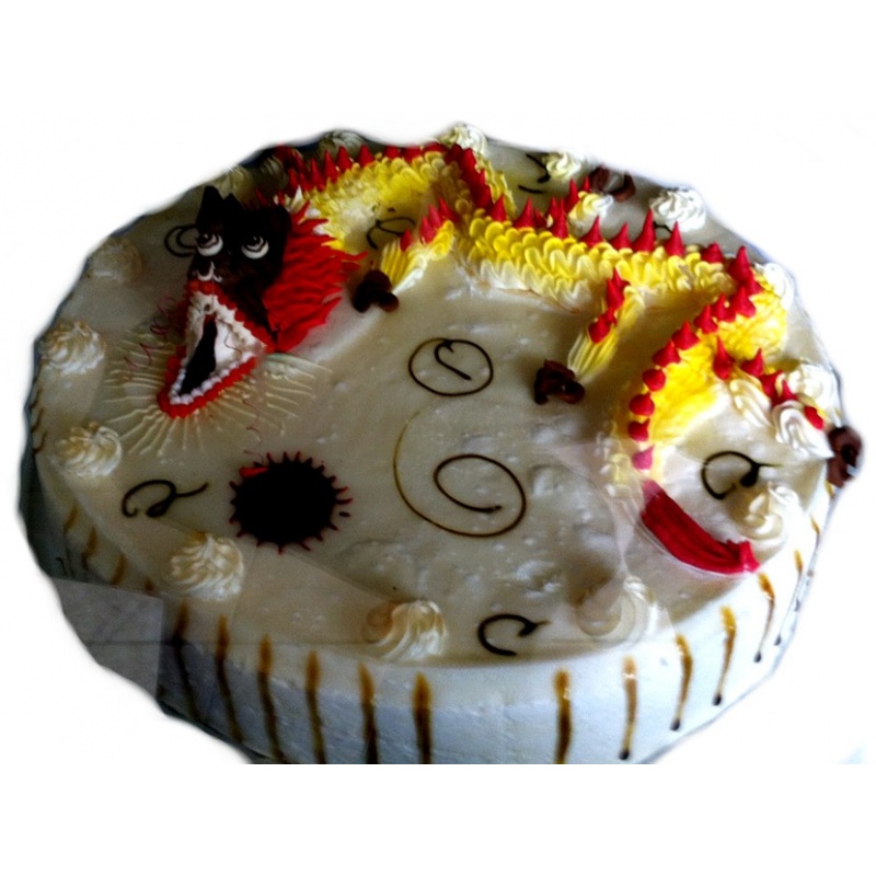 The Dragon Birthday cake