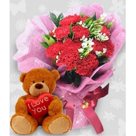 Teddy Love flowers