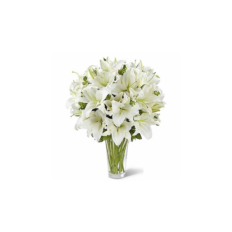 Get well soon lilies gift bouquet